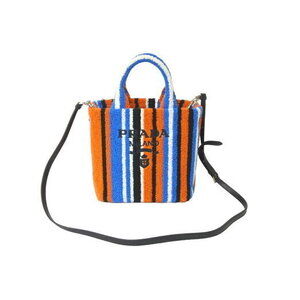 Prada RICAMO BAIADERA handbag shoulder bag logo embroidery multicolor